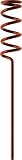 Berkley Spiral Rod Holder , Red