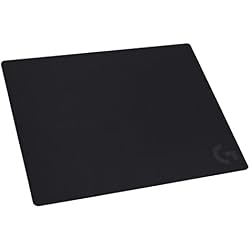 Logicool G Gaming Mouse Pad G640, Cloth Surface, Large Size Mouse Pad G640s, Genuine Japanese Product, Black