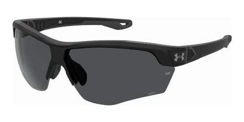 Under Armour Ua Yard Dual Sunglasses, 003 Matte Black, 76 Unisex