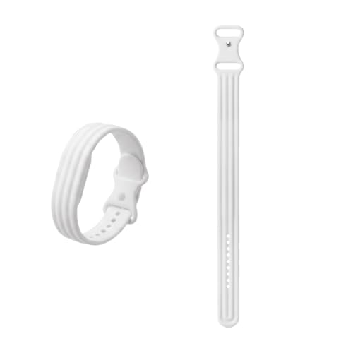 Fitbit Air�Ή��V���R�������p�o���h�A�X�|�[�c���X�g�o���h(�z���C�g)