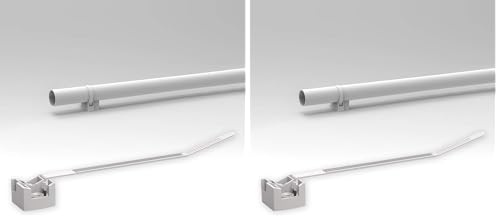 Serre-tube Ø 8-32 mm gris ajustable collier de fixation pour tube IRL et PVC