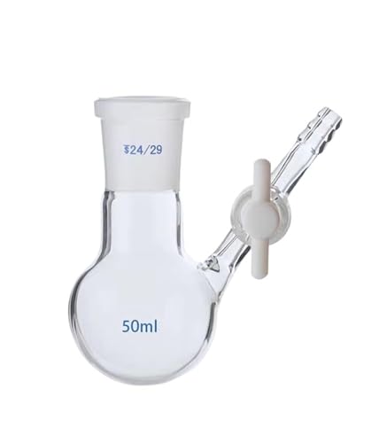 Flacon de réaction en verre borosilicaté étanche 100ml avec piston en PTFE anti-grippage calibre 19 - 3