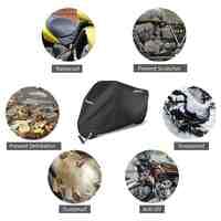 Housse de moto pluie et UV avec bandes réfléchissantes pour Piaggio Vespa GTS GTV 250 300 - 2