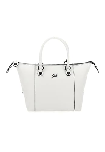 Sac Plat G3 PLUS SIZE M BIANCO OTTICO cabas modulable en cuir - 5