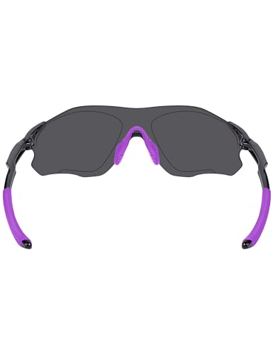 Coussinets de nez anti-glisse violets pour Oakley EVZero Range - 6
