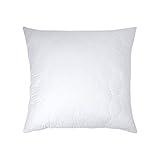 PROPIEDADES ANTIALÉRGICAS - nuestras almohadas son hipoalergénicas y resistentes a los ácaros del polvo, por lo que son ideales para las personas alérgicas y asmáticas. Acabe con los ojos irritados, el goteo nasal y otros síntomas persistentes de la alergia.