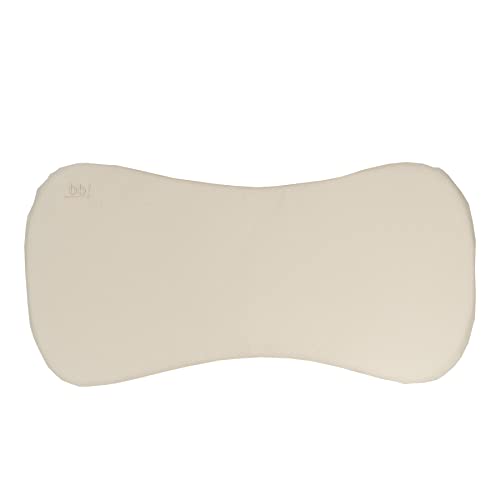 Almohada bebé Piqué Premium, Ayuda a Prevenir y Tratar la Plagiocefalia, Hipoalergénica, Transpirable y Desenfundable (2 Fundas Incluidas) (Piqué Arena)