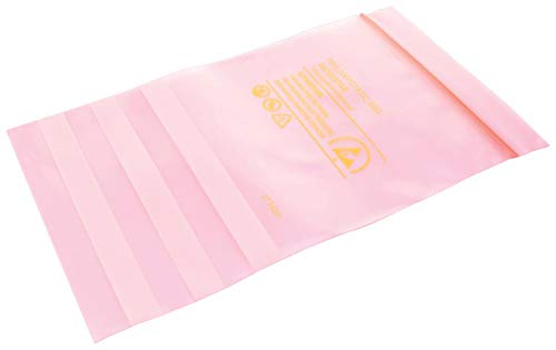Hq Tec Pink Bag, Esd, Reseal, 3"X5", Pk100, Bag Colour Bag Thickness 75Μm, Antistatic Bag, Length - Imperial 5", Length - Metric 127Mm, Resealable, Width - Imperial 3", Width - Metric 76Mm, Approval Bodies