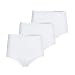 Produktbild conta Inkontinenz Taillenslip (3er Pack), Slip mit Auslaufschutz & Sicherheitszone, bequeme Damenbekleidung, in Weiß, Größe: 46/XXL