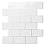 White with Silver Grout