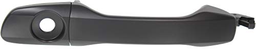 Garage-Pro Exterior Front Door Handle Compatible with Volvo XC90 2003-2014 LH Primed Black Handle+Cover with Keyhole