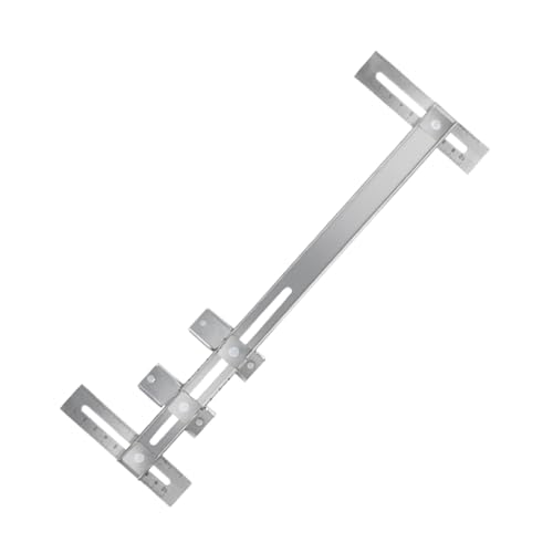 Règle d'installation de garde-robe en acier inoxydable pour quincaillerie de porte