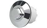GROHE Air Button WC Flush Manual Actuator Flushing System with 750 mm Air Hose for Panel Thickness Up to 30 mm (Use with Adagio Cistern), Chrome, 38488000