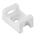 Pack of 10 CTM010C2 Dual Opening Cable Tie Holder White Screw, 6 :RoHS