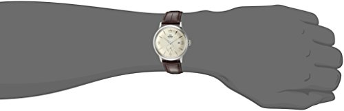 Orient Men's "Bambino Small Seconds" Japanese-Automatic Watch with Leather Strap, 21 mm