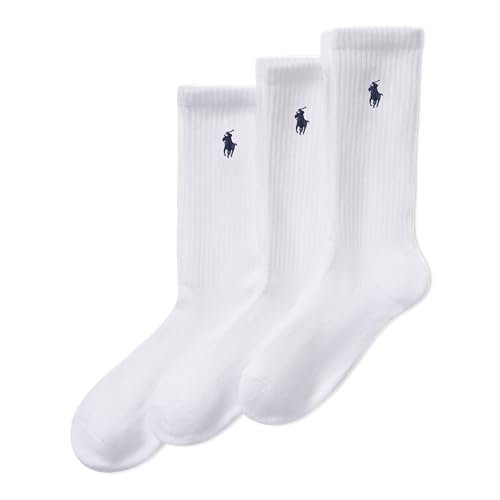 POLO RALPH LAUREN Women's Cushion Foot Mesh Top Cotton Quarter 3 Pack