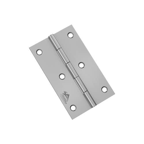 Image of Atlantic Window Door Hinges 3 Inch x 16 Gauge /1.7 MM Thickness, Premium Stainless Steel Welded Head, Matt Finish, Pack of 12 Pcs