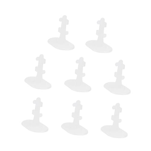 ORFOFE 8 Pc Doll Dress Bracket Set Plastic Model Stand Clothing Rack for Boys and Girls Wedding Dresses Display St