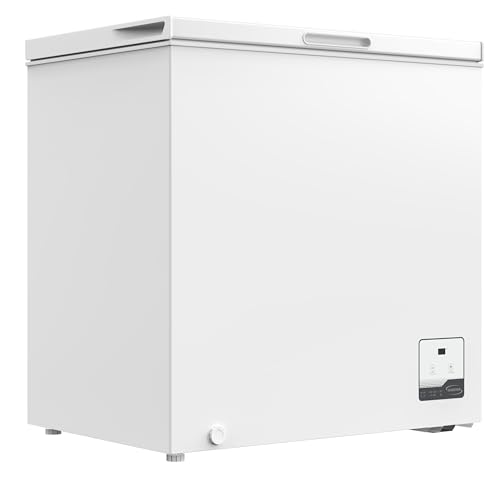 SCHOEPF – GT200SD Gefriertruhe 199 L – Weiß – 83,5 x 82,3 x 55,6 cm – Energieklasse D – Schnellgefrieren – 41 dB – 160 kWh/Jahr – LED-Beleuchtung – Freistehend