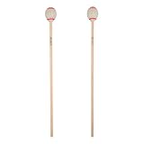Cabeza De Martillo De Material SintéTico: La cabeza está hecha de material sintético diseñado para producir un buen sonido al golpear instrumentos de percusión como la marimba, asegurando una respuesta acústica adecuada