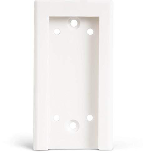 Image of Medline Suction Canister Wall Mounts, Universal Single Canister Design, Pre-Drilled, Powder-Coat Aluminum, White, Case of 20 Each