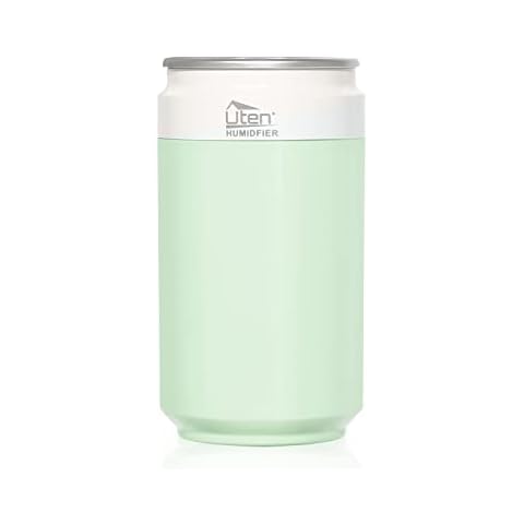 Uten Luftbefeuchter Mini, Humidifier Diffuser, USB und Wiederaufladbarer Batterie mit automatische Abschaltung, 2 Nebelmodus, Nachtlicht für Schlafzimmer Cover