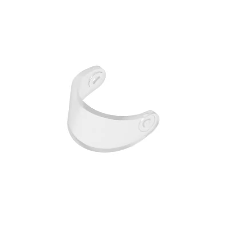GDS-2066 Headwear Accessory Visor for Standard Helmet 50PCS Compatible with Lego Toy DIY Parts and MOC Components for Major Brick Brands Color:Trans-Clear