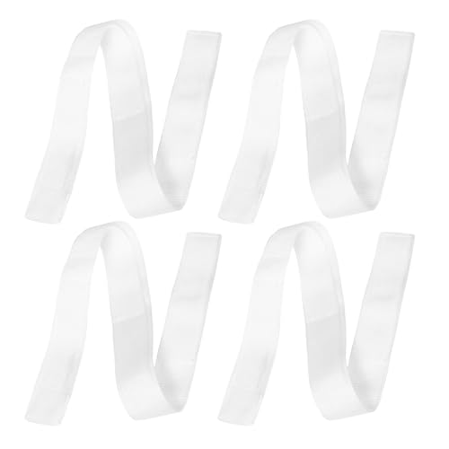 Fixation filet volley-ball sangles centrales blanches contre le relâchement x4