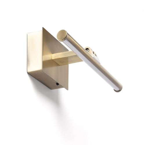 LEDKIA LIGHTING Applique pour Tableaux LED 1,7 W Slimlight avec Télécommande Laiton