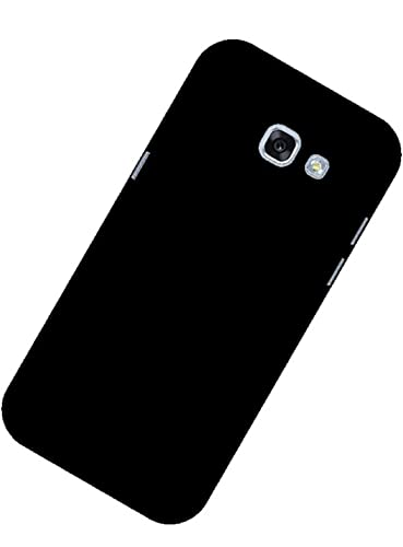 Image of Mobile Back Cover Case for Samsung Galaxy A7(2017) (Silicone Case|CameraProtection|Black SC1510)