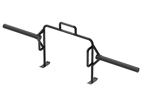 CAP Barbell Olympic Open Trap Bar, Black Hex Bar for Shrugs & Deadlifts