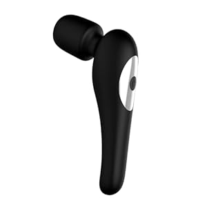 Percussion Handheld Electric Back Massager – Rechargeable&Waterproof Handheld Deep Tissue Neck Back Massager for Shoulder(Blue)