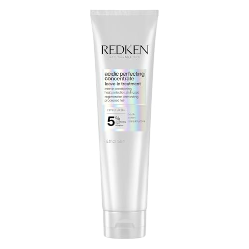 Redken, Tratamiento sin sclarado Profesional, Leave-in, Acción reparadora, Hidrata y protege, Cabello más fuerte y sedoso, Para todo tipo de cabello dañado, Acidic Bonding Concentrate (ABC), 150 ml.