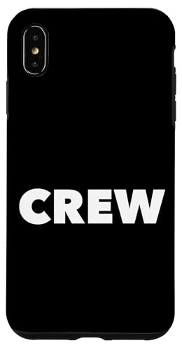 Uniforme de impresión frontal de la tripulación de la palabra, gráfico del uniforme Carcasa para iPhone XS Max