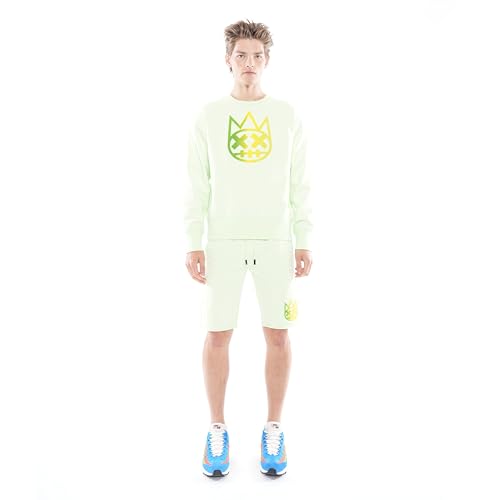 Men's Crew Neck Fleece in Patina Green3