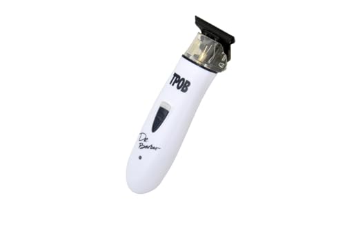 Image of TPOB Ghost X Beard Trimmer Hair Clippers for Men, Professional Hair Trimmer DLC Blade Trimmer Cordless Rechargeable Edgers Clippers Electric Beard Trimmer Shaver for Home use or Barber (Ghost X White)