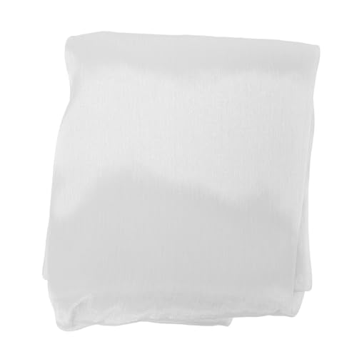 LIGIGWASH Cortina de Fondo para Fotografía 150x100 Cm Tela de Gasa Iridiscente Blanca Reutilizable y Lavable para Estudio Fotográfico Decoración de Fiestas y Sesiones Profesionales