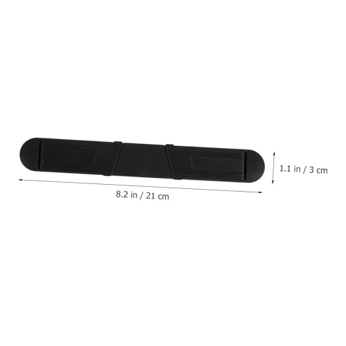 Soporte plegable portátil para laptop de plástico negro miniatura 2