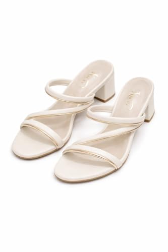 Image of Women's PU Leather Sandals | Comfortable Open-Toe Stylish Sandal Flats