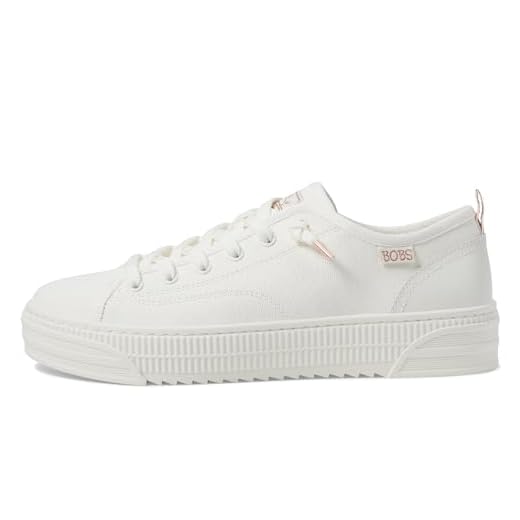 Skechers, Bobs Copa Mujer, Lienzo Blanco Roto, 37 EU