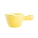 CHENMIAOMIAO Sos łódź miska sos ceramiczny dzbanek do mleka ceramiczny słoik, zamsz do kawy niekapiący puzzle 2 chochla (kolor: Żółty)