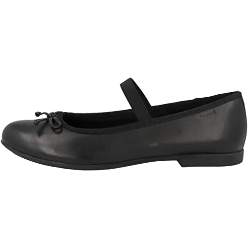 Geox Mädchen J Plie' Ballerinas, Schwarz, 30 EU