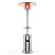 48,000 BTU Outdoor Patio Heater, Propane Patio Heater with Table Design, Stainless Steel Burner and Construction, Tip-over Protection System, Easy Mobility Wheel for Outdoor Heating and Entertaining