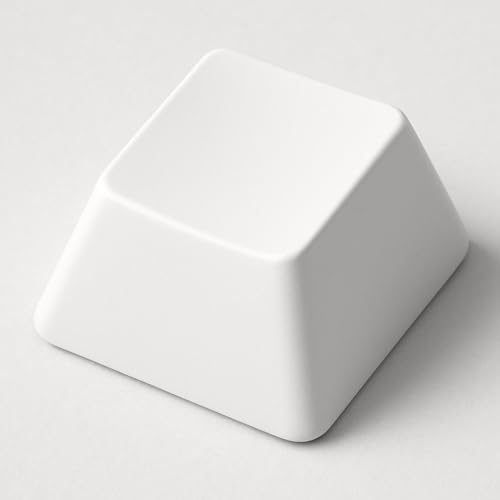 Yazısız beyaz mekanik klavye yedek tuş kapağı, boş keycap