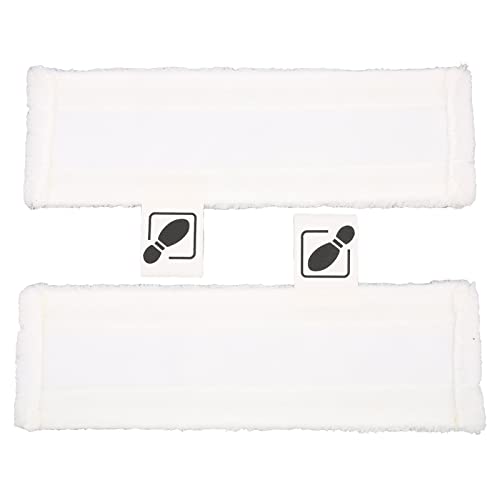 Gsycle 2PCS Steam Cleaner Pads, Microfiber Mop Cloth Steam Pocket Mop Replacement Pads Set for SC1 SC2 SC3 SC4 SC5 for Floor Steam Cleaner