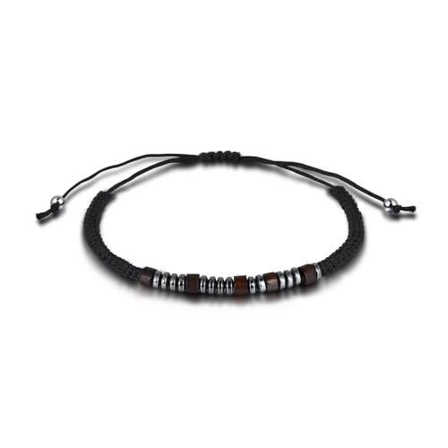 Candyfancy Morse Code Braccialetto Messaggi Segreti Fatto a Mano Perline