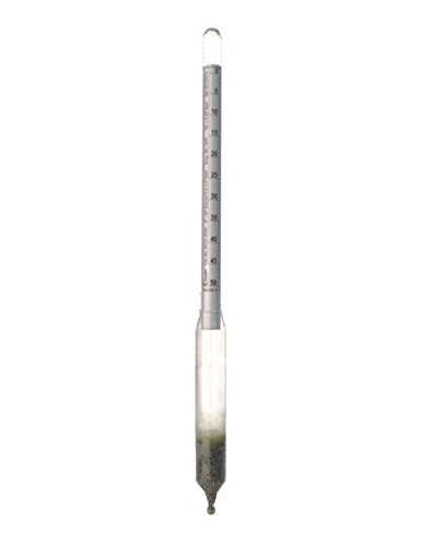 Kimble Chase 52121-0035 Broad Range Baume Hydrometer, Graduated from 0 Degree-35 Degree Baume