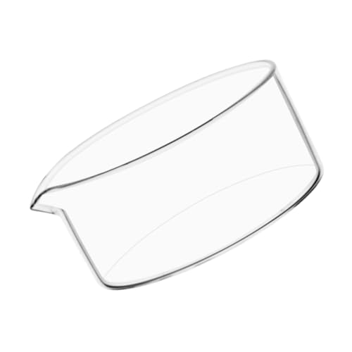 Plat de cristallisation en verre de qualité supérieure avec bec verseur