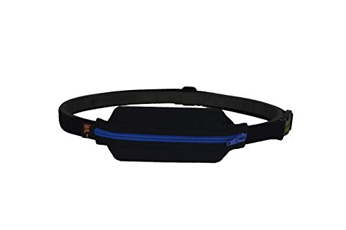 SPIbelt Adult Diabetic Belt, No-Bounce Discreet T1D Medical Belt, Hole for Insulin Pump, EpiPen or Other Medical Devices, Made in USA for Men and Women, Adjustable One Size, Expandable Pouch