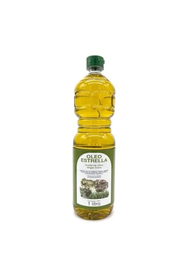 Aceite de Oliva Virgen Extra Picual 1L Oleo Estrella (Pack 6 uds) | Aceite de Oliva Virgen Extra de Jaén | Aceite Oliva Virgen Extra